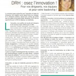 drh osez innovation revue rh&m sylvie bremond